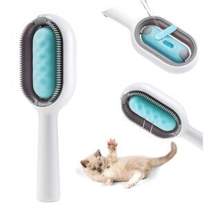 Water Brush for Cats Dogs, 4 in 1 Pet Grooming Brush, Wet Cat Comb